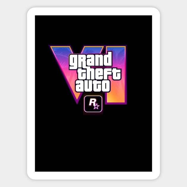 GTA 6 Grand Theft Auto 6 official trailer Sticker by WonderfulHumans